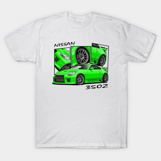 Nissan 350z, JDM Car T-Shirt by T-JD